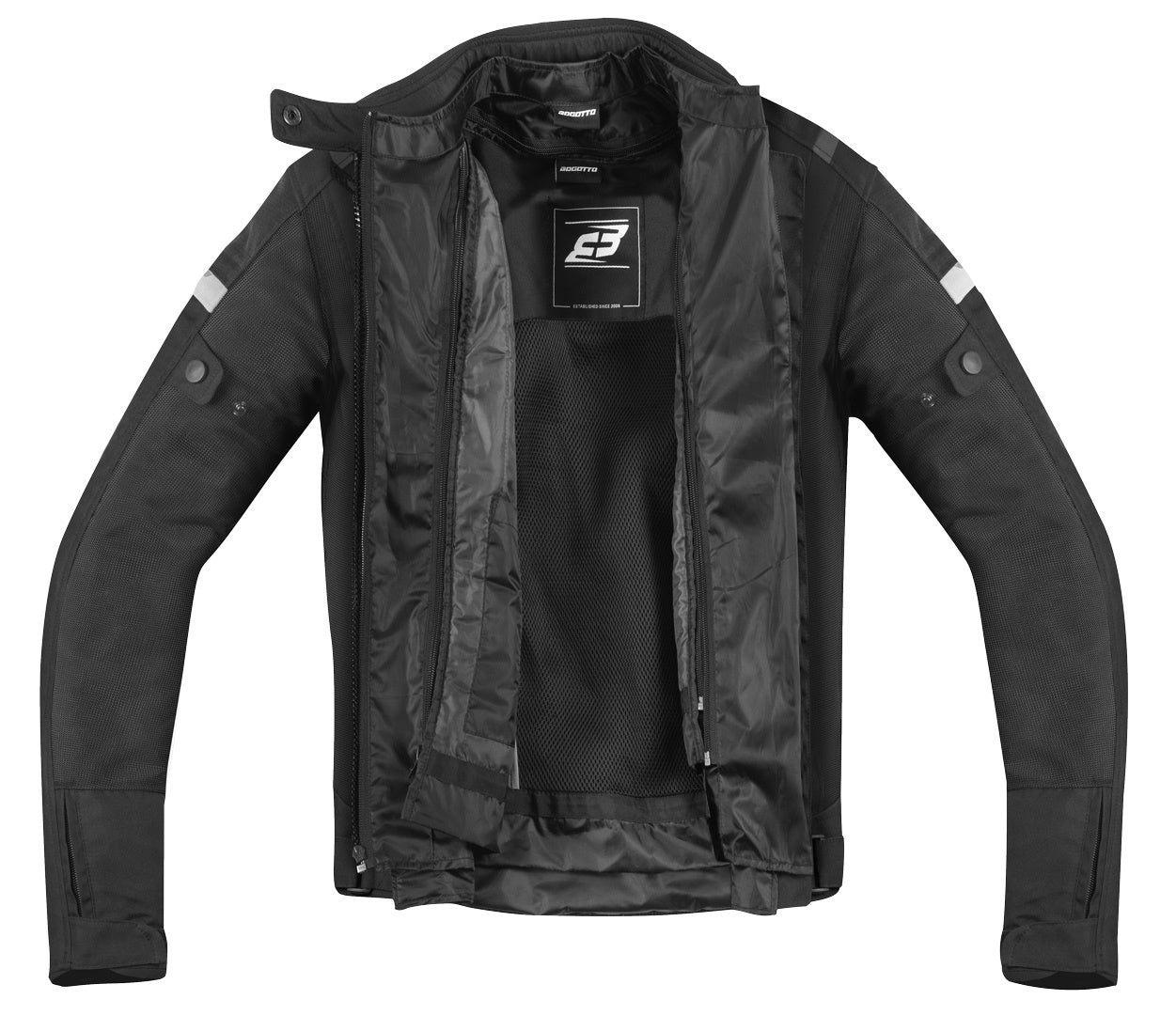 Bogotto Vysio imperméable 3in1 dames moto textile veste Noir/Blanc M Figure 6