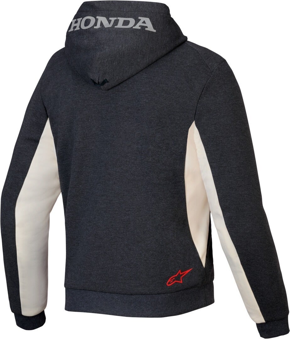 Alpinestars Honda Chrome V3 Sport Logo Sweat à capuche zippé de moto L Figure 2