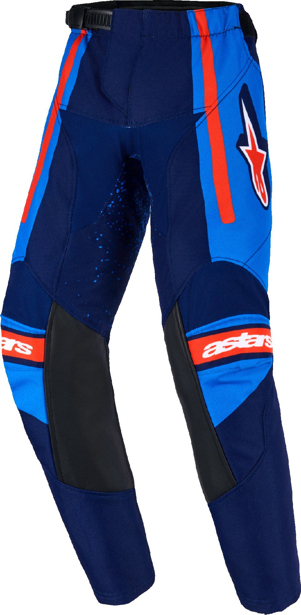 Alpinestars Racer Nomur Pantaloni de motocross pentru copii Albastru/Portocaliu 18 Figura 1