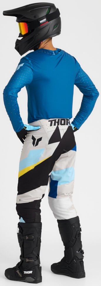 Thor Sportmode Brave Motocross bukser sort/blå/gul 40 Figur 7