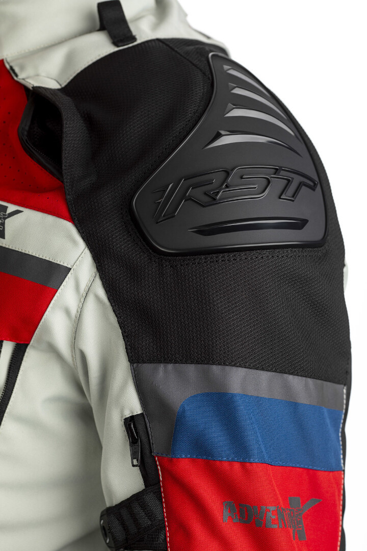 RST Adventure-X Giacca tessile moto bianco/blu/rosso M Figura 3