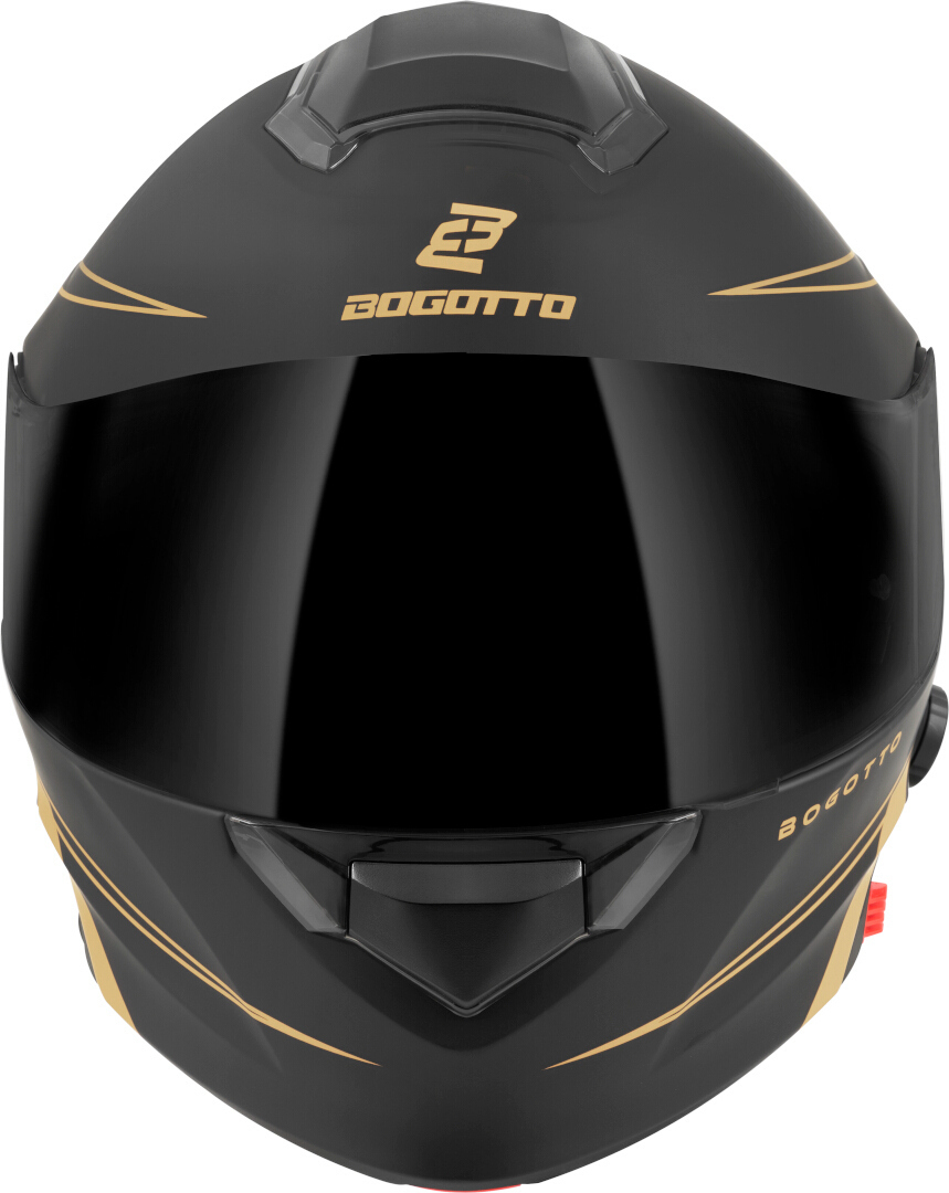 Bogotto H271 BT Taog Bluetooth Hjälm Svart matt/guld S Figur 5