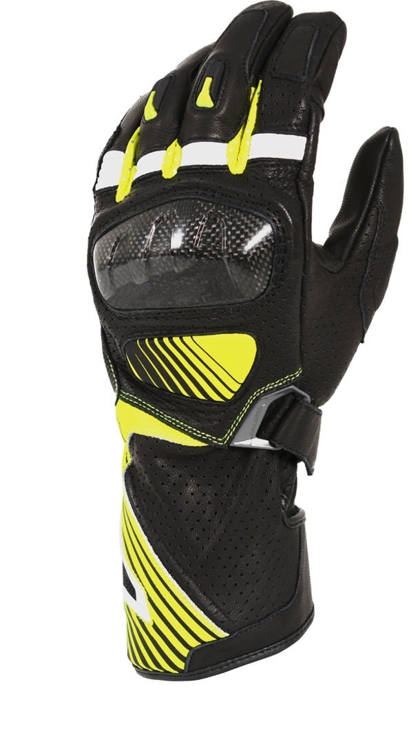 Macna Airpack Motorcycle Gloves black/yellow L Figure 1