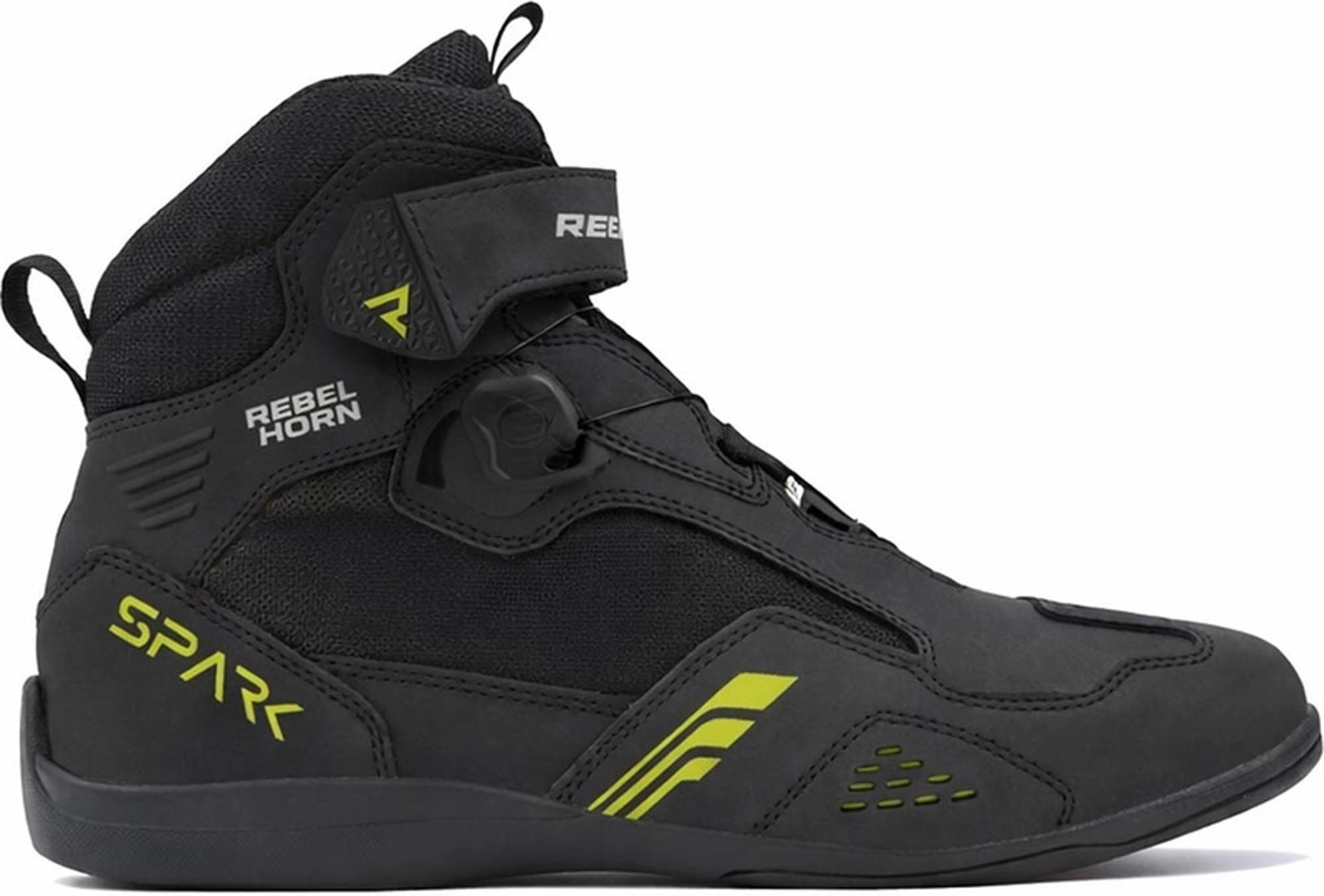 Rebelhorn Spark 3 Motorcycle Shoes black/yellow 43 Figure 1