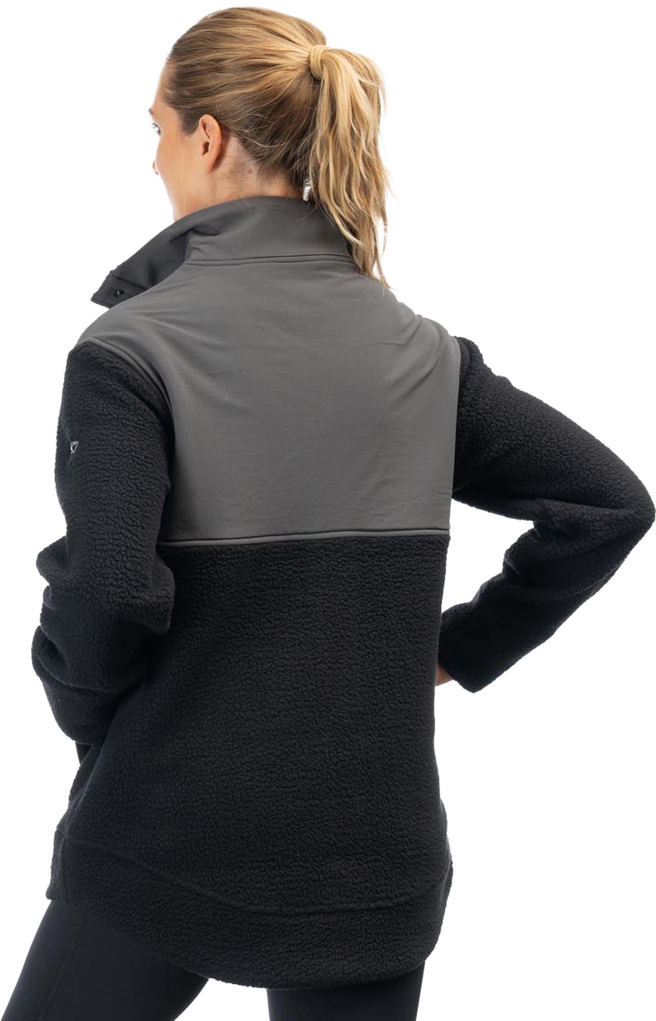 Klim High Pile Mountain Dámská fleecová bunda Černá/šedá 2XL Obrázek 3