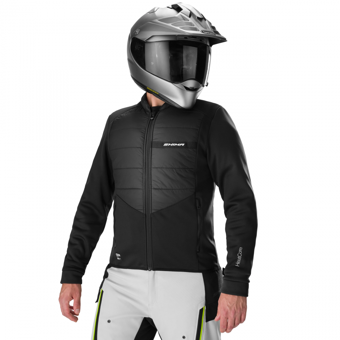 SHIMA Dune 2.0 Motorcycle Textile Jacket black/white/yellow XL Figure 11