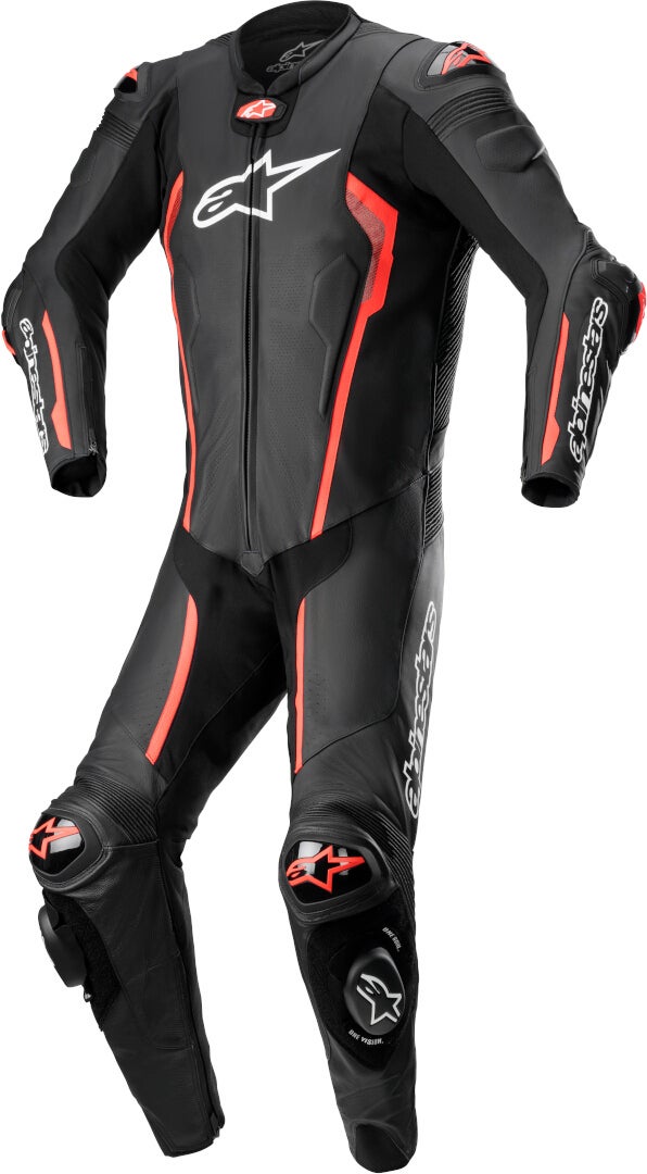 Alpinestars Missile V2 One Piece Motorcycle Leather Suit black/red 54 Figure 1