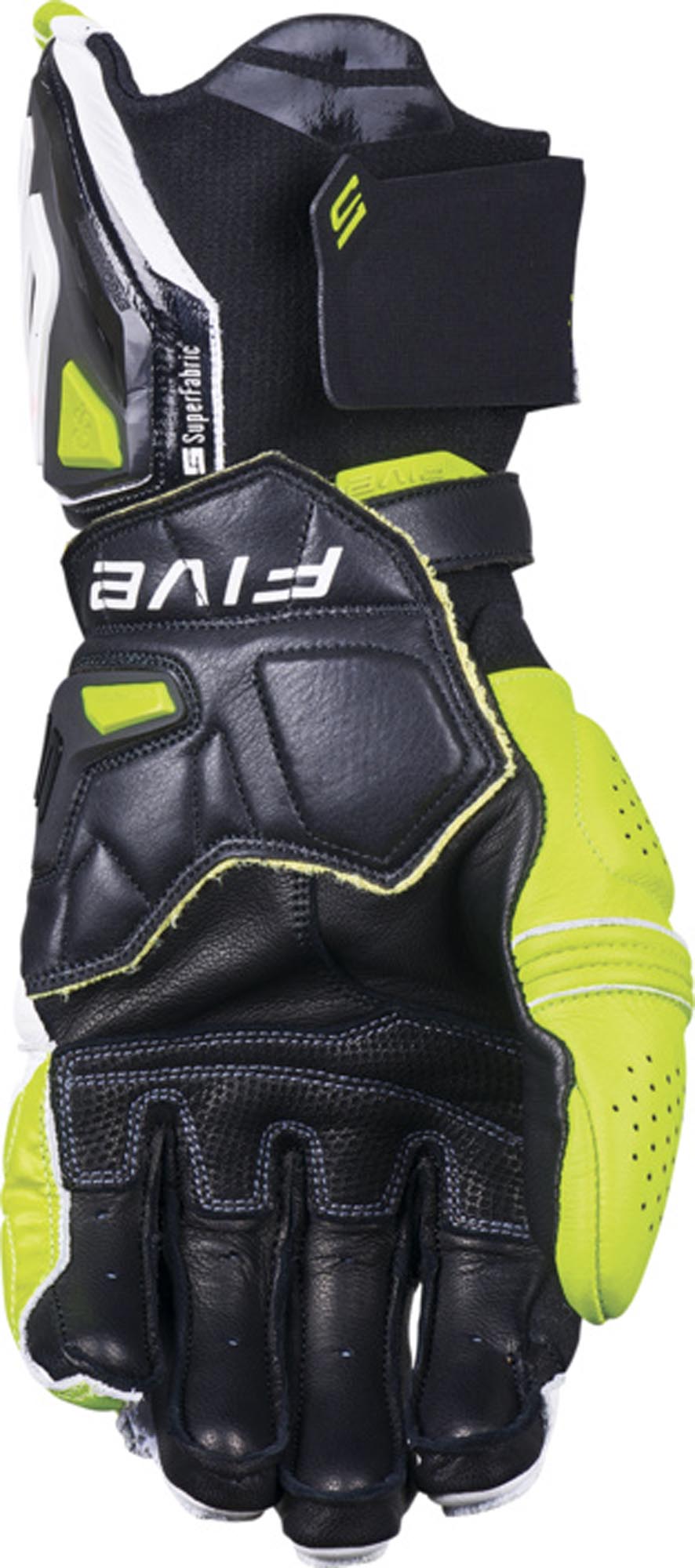 Five RFX1 Evo Motorhandschoenen Wit/geel L Figuur 2
