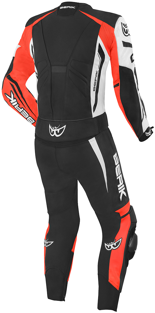 Berik Monza Two Piece Motorcycle Leather Suit black/white/red 54 Figure 2