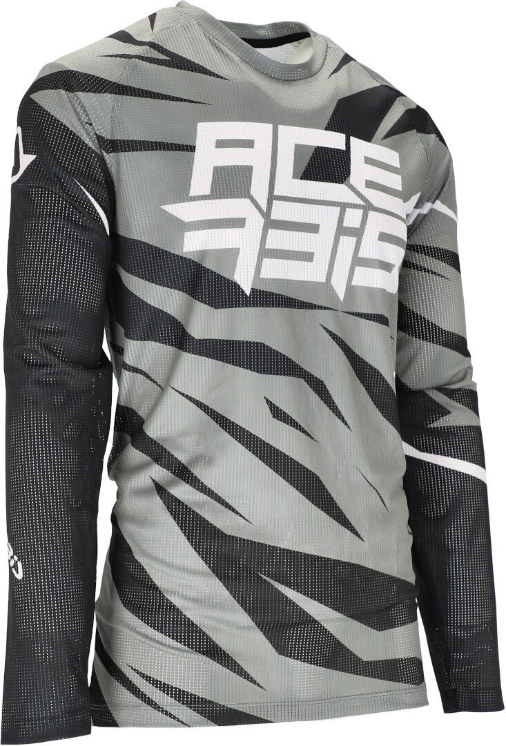 Acerbis MX J-Windy 4 Tricou de motocross gri/negru S Figura 1