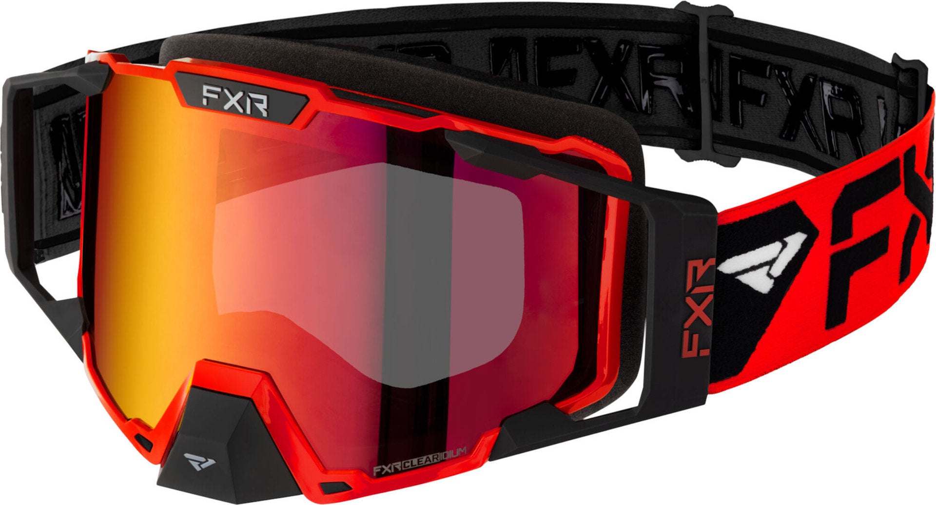 FXR Pilot Fire & Ice Óculos de Snowmobile vermelho/branco/preto Figura 1