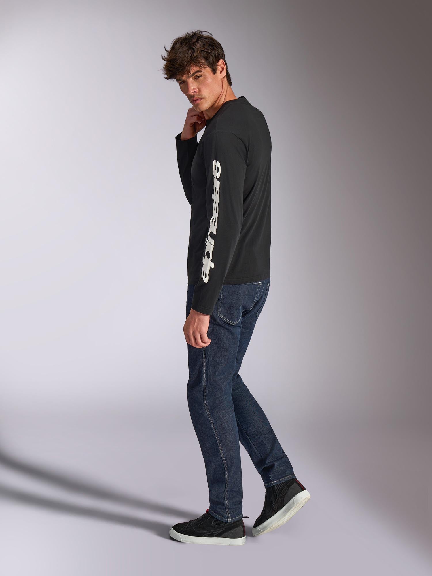 Alpinestars Trackside CSF Longsleeve Shirt black/white XS Figure 7