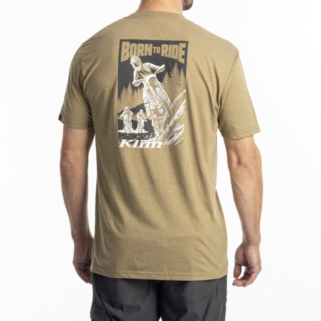 Klim Saddle Mountain Tri-Blend Triko hnědobílá L Obrázek 3