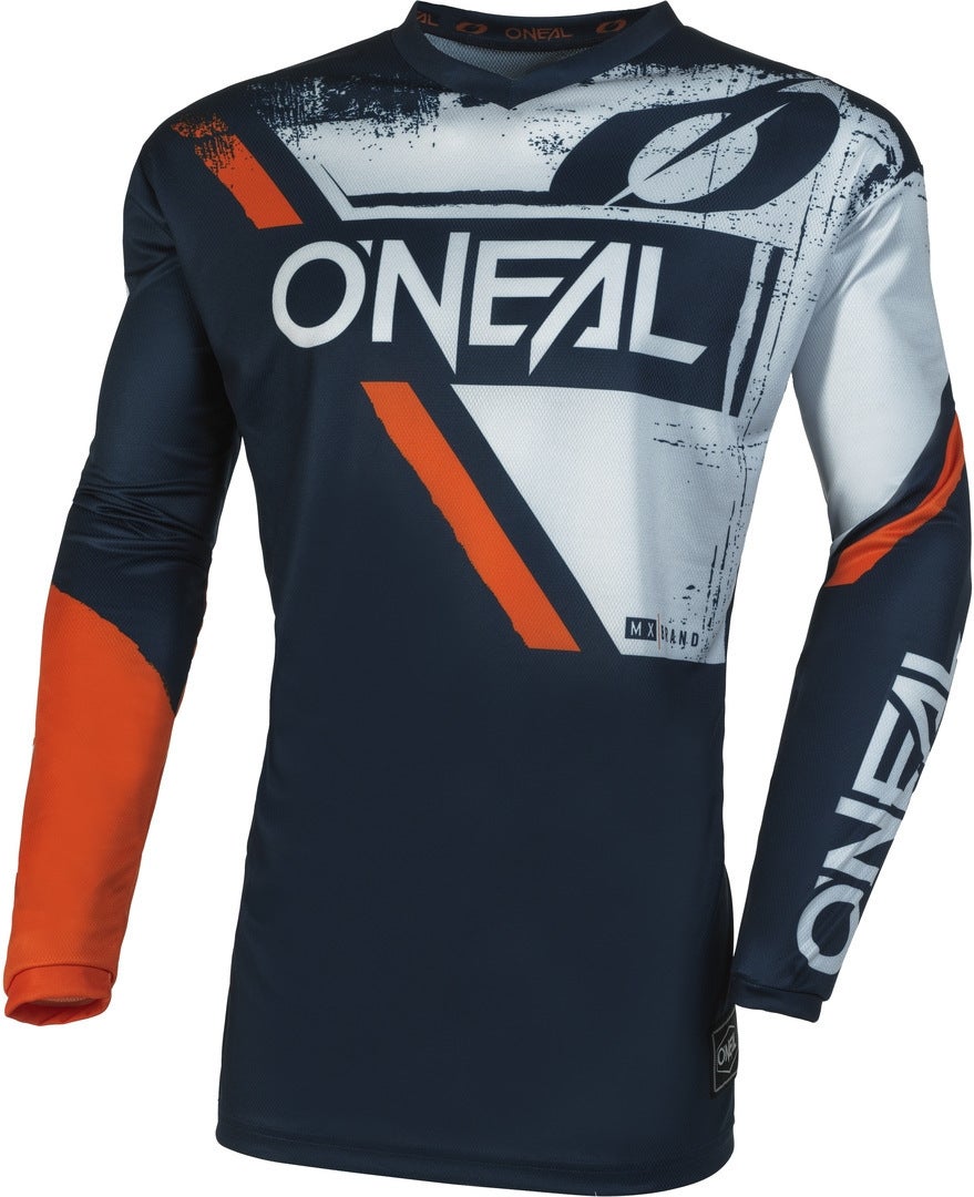 Oneal Element Shocker Motocross trøje blå/orange XXL Figur 1