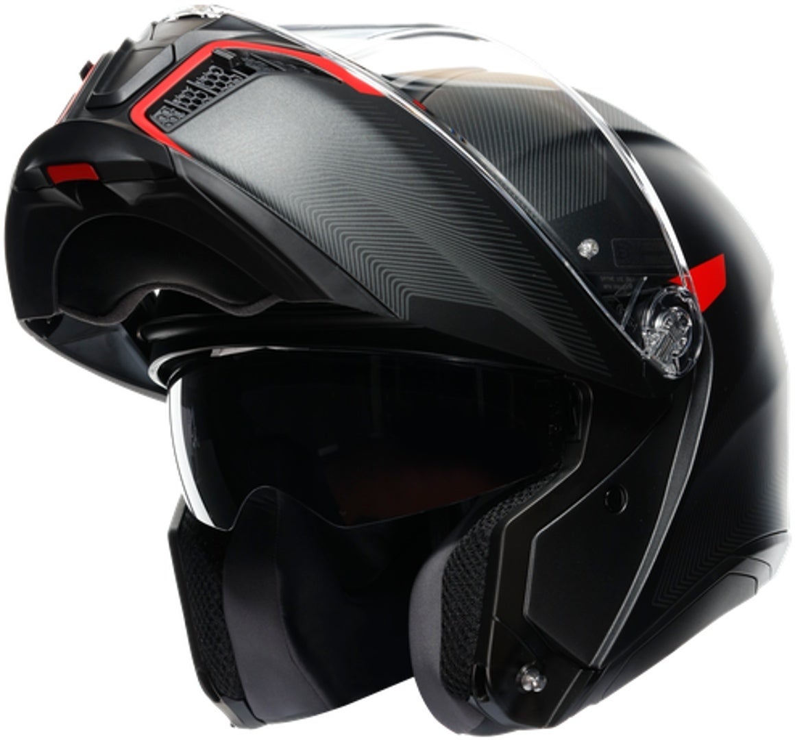 AGV Tourmodular Frequency Casque Gris/Rouge XL (61/62) Figure 10