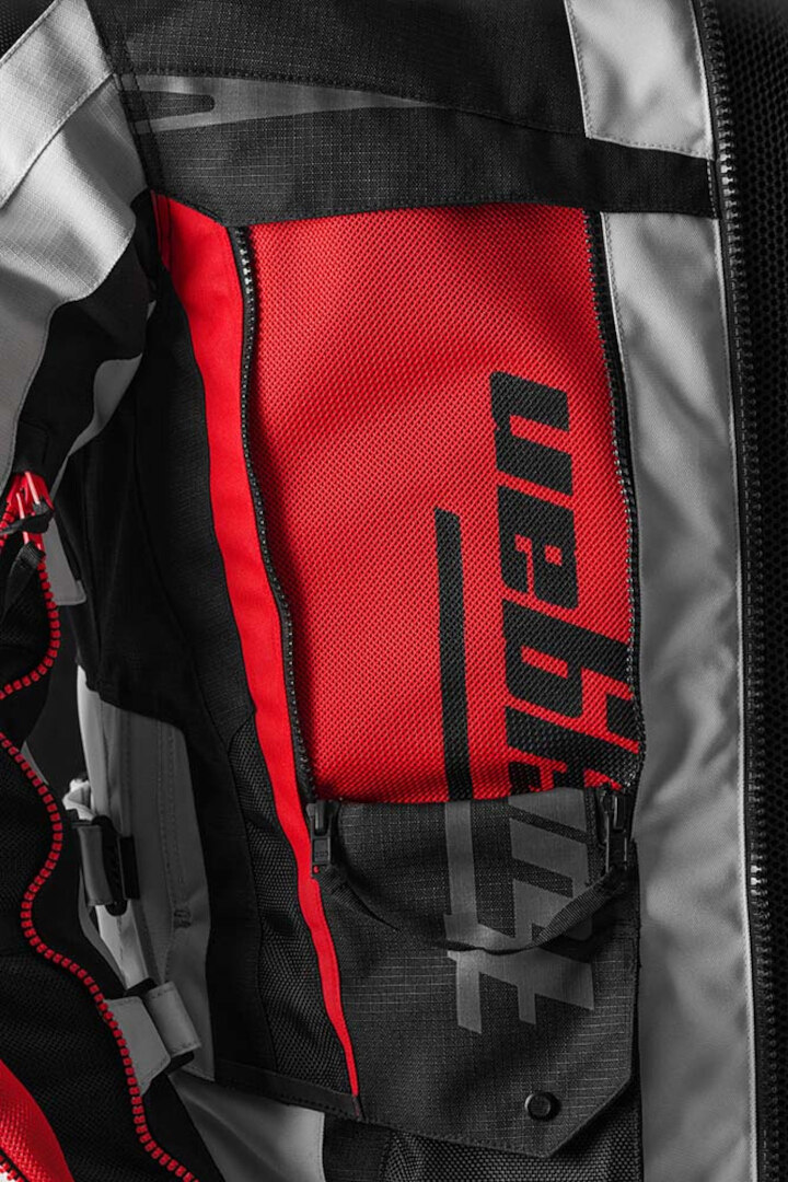 Furygan Montroc 3in1+ Kevlar Primaloft Jachetă textilă pentru motociclete Negru/Alb/Roșu 4XL Figura 9