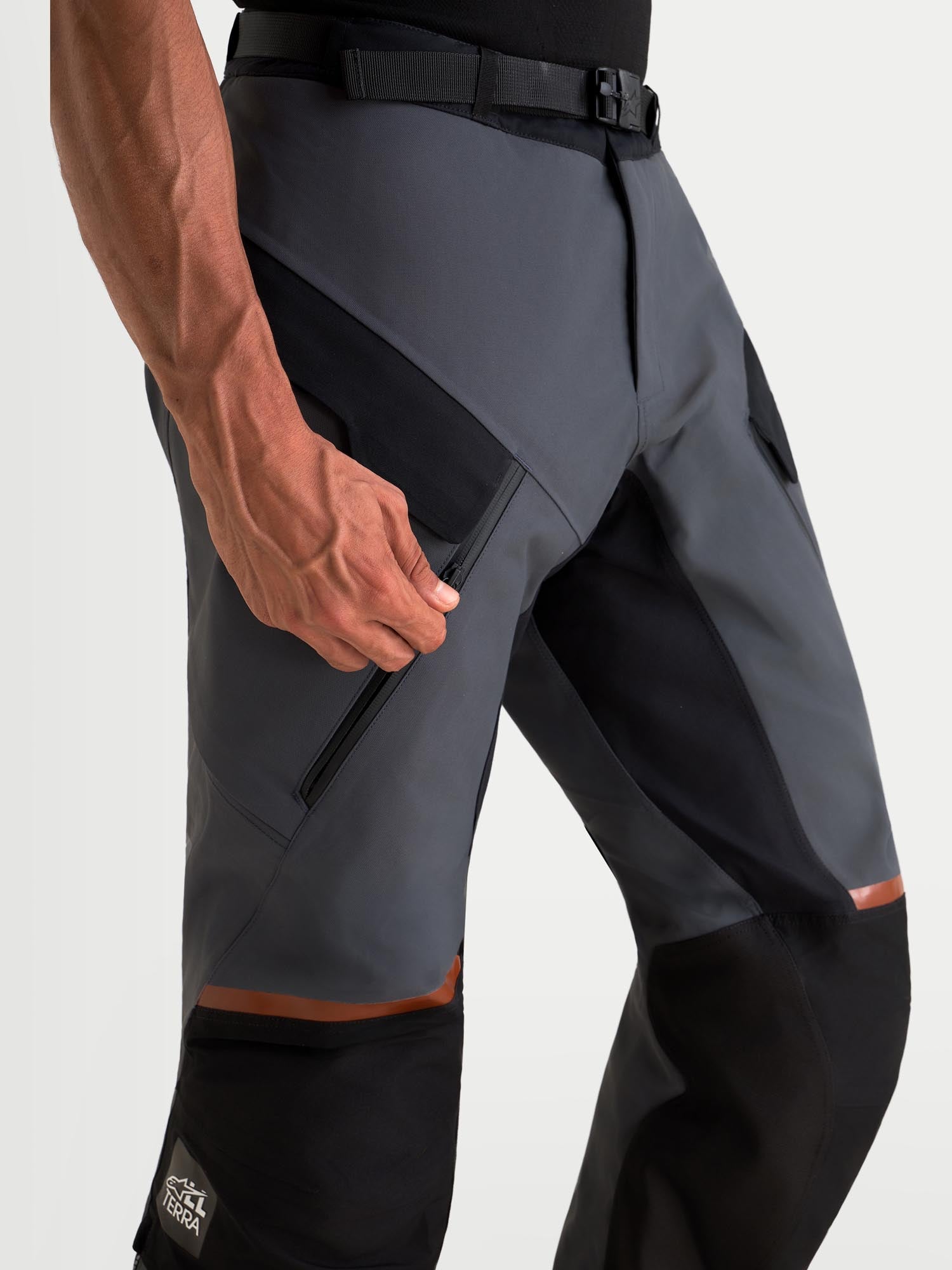 Alpinestars ST-7 V2 2L Gore-Tex Vodoodporne motoristične tekstilne hlače Siva/Črna XL Slika 8