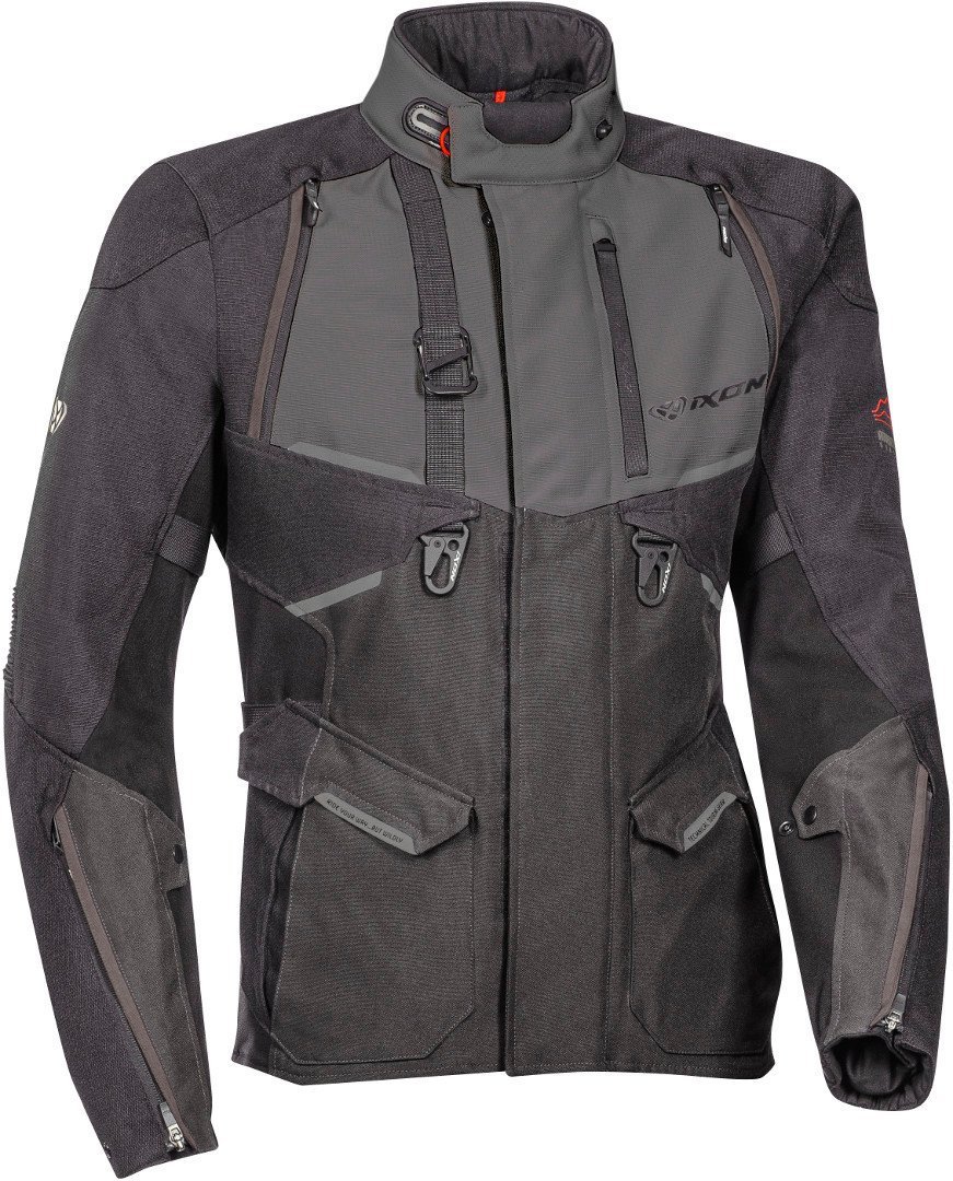 Ixon Eddas Motorcycle Textile Jacket black/grey M Figure 1