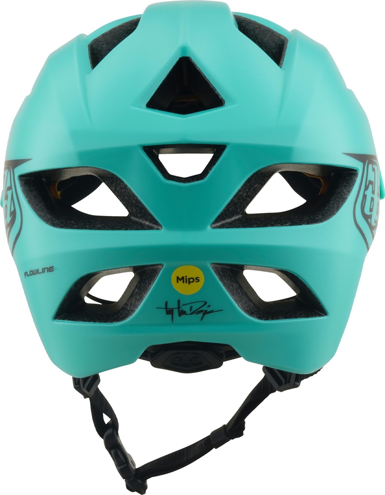 Troy Lee Designs Mips Flowline Point Jeugd Fietshelm turquoise mat 48-53 cm Figuur 5