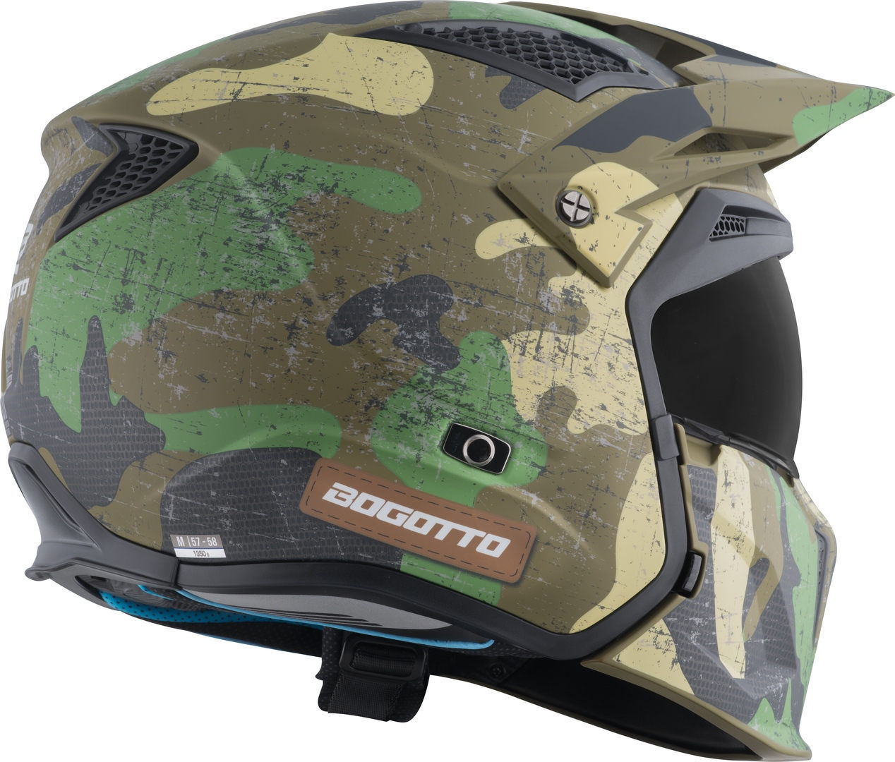 Bogotto Radic Camo 22.06 Cască Verde mat XL Figura 9