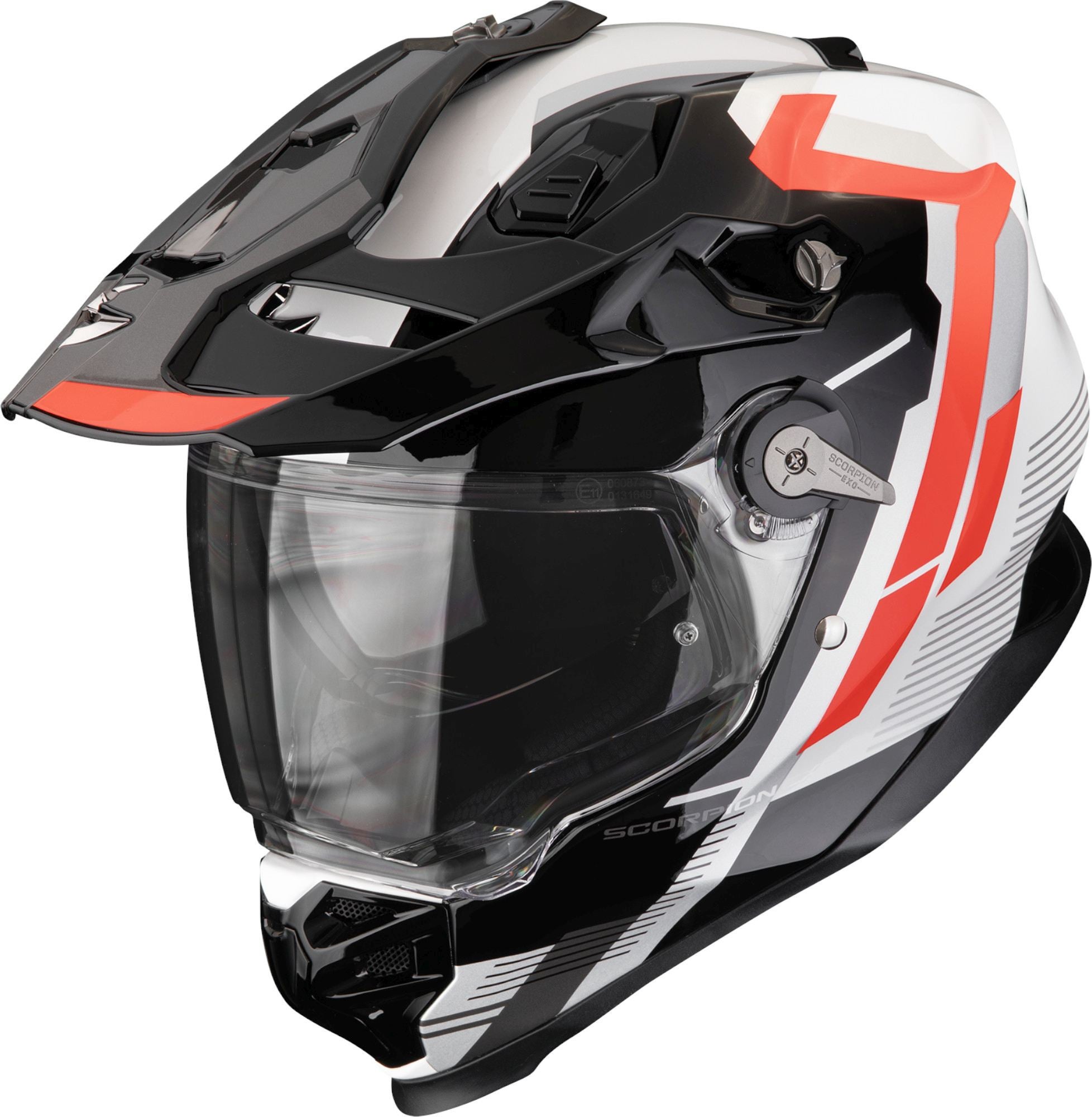 Scorpion ADF-9000 Air Patrol Casco da enduro nero/bianco/rosso S (55/56) Figura 1