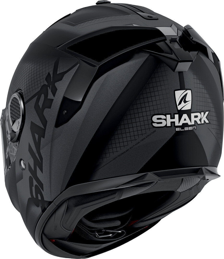 Shark Spartan GT Elgen Micro Hjälm Svart matt/grå XS (53/54) Figur 3