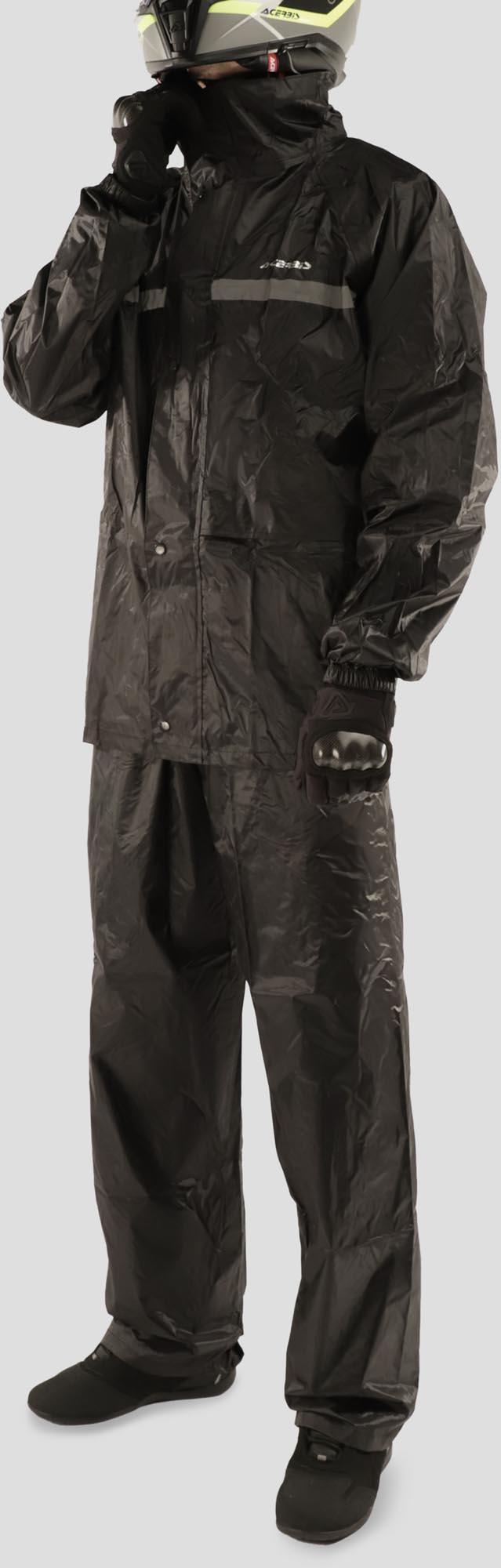 Side view of Acerbis Line Mono Two Piece Motorcycle Rain Suit