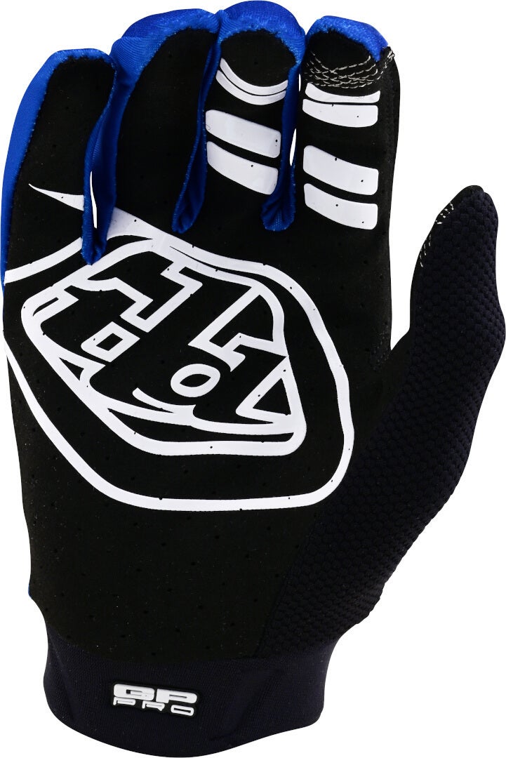 Troy Lee Designs GP Pro Solid Unge motocross handsker blå/sort S Figur 2