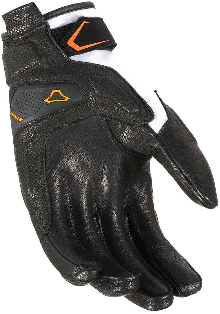 Macna Haros Motorcykel handsker hvid/orange/sort 4XL Figur 2