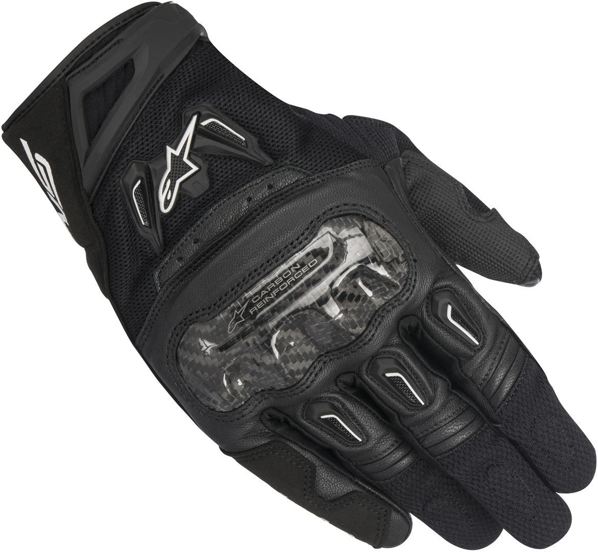 Alpinestars SMX-2 Air Carbon V2 Motorcykel handsker Sort XL Figur 1