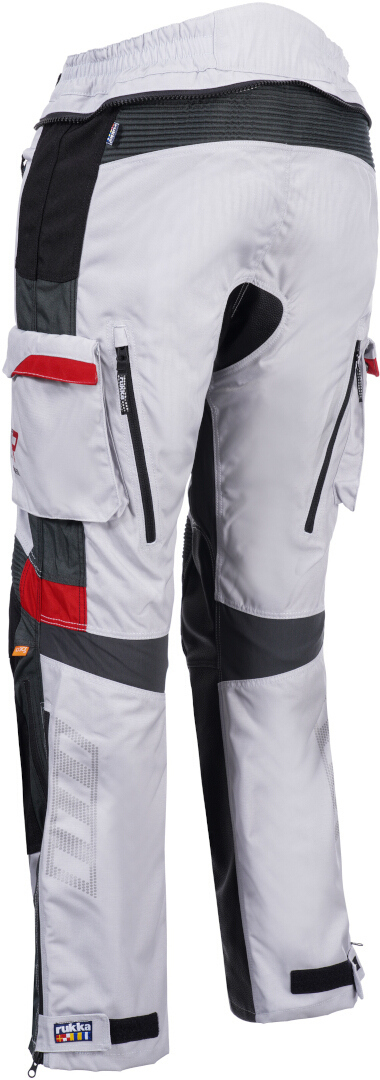 Rukka Madagasca-R Pantaloni textile pentru motociclete Gri deschis/negru 56 Figura 4