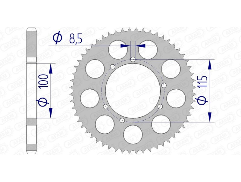 AFAM Aluminiumkrona 93117 - 428 Figur 1