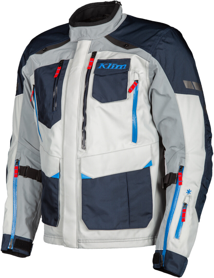 Klim Carlsbad GTX/クリム カールスバッド GTX Klim Carlsbad Gore-Tex オートバイテキスタイルジャケット グレー