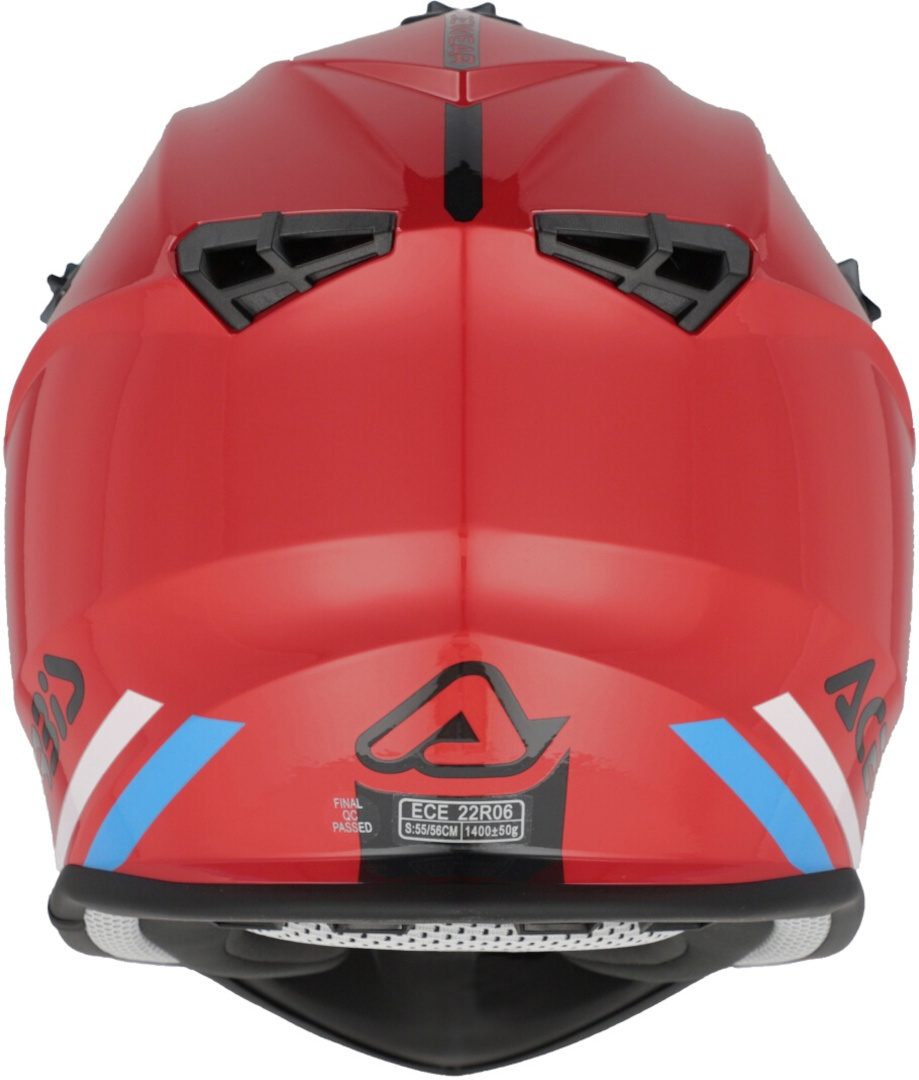 Acerbis Linear Solid Casco da motocross rosso/nero XXL (63/64) Figura 5