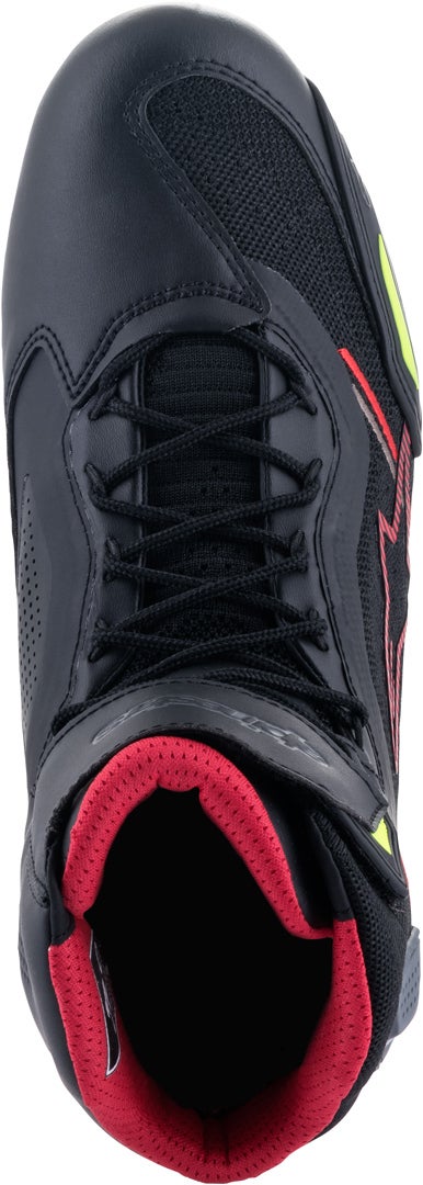 Alpinestars Faster 3 Rideknit オートバイの靴 黒/赤/黄 9,5 (42,5) 図3