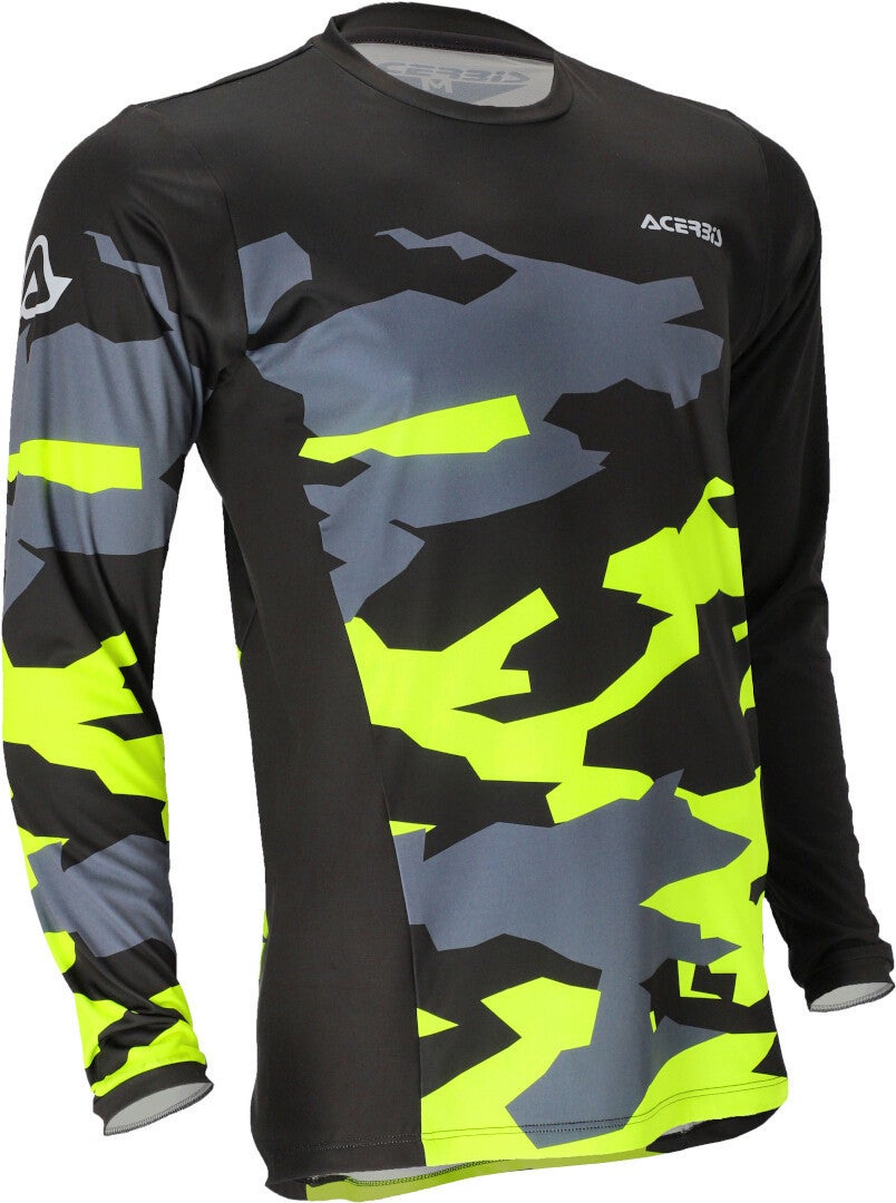 Acerbis X-Duro Winter Motocross Jersey preto/neon 3XL Figura 1
