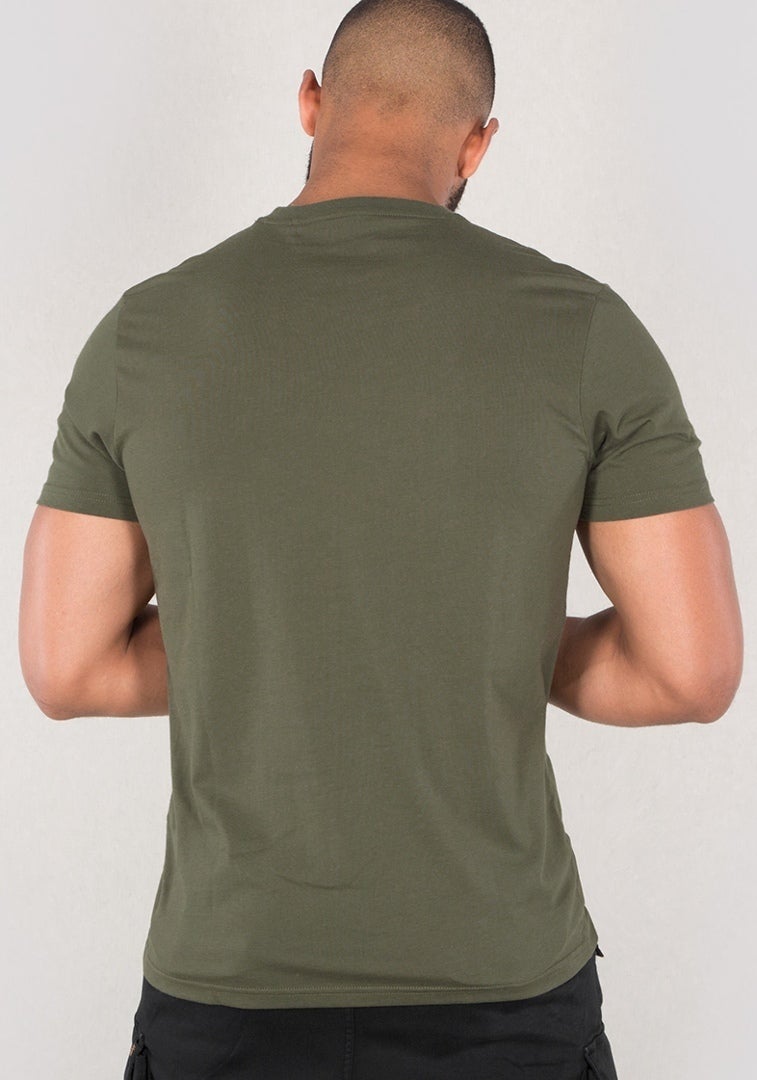 Alpha Industries Basic T Small Logo T-Shirt olive XXL Figure 2