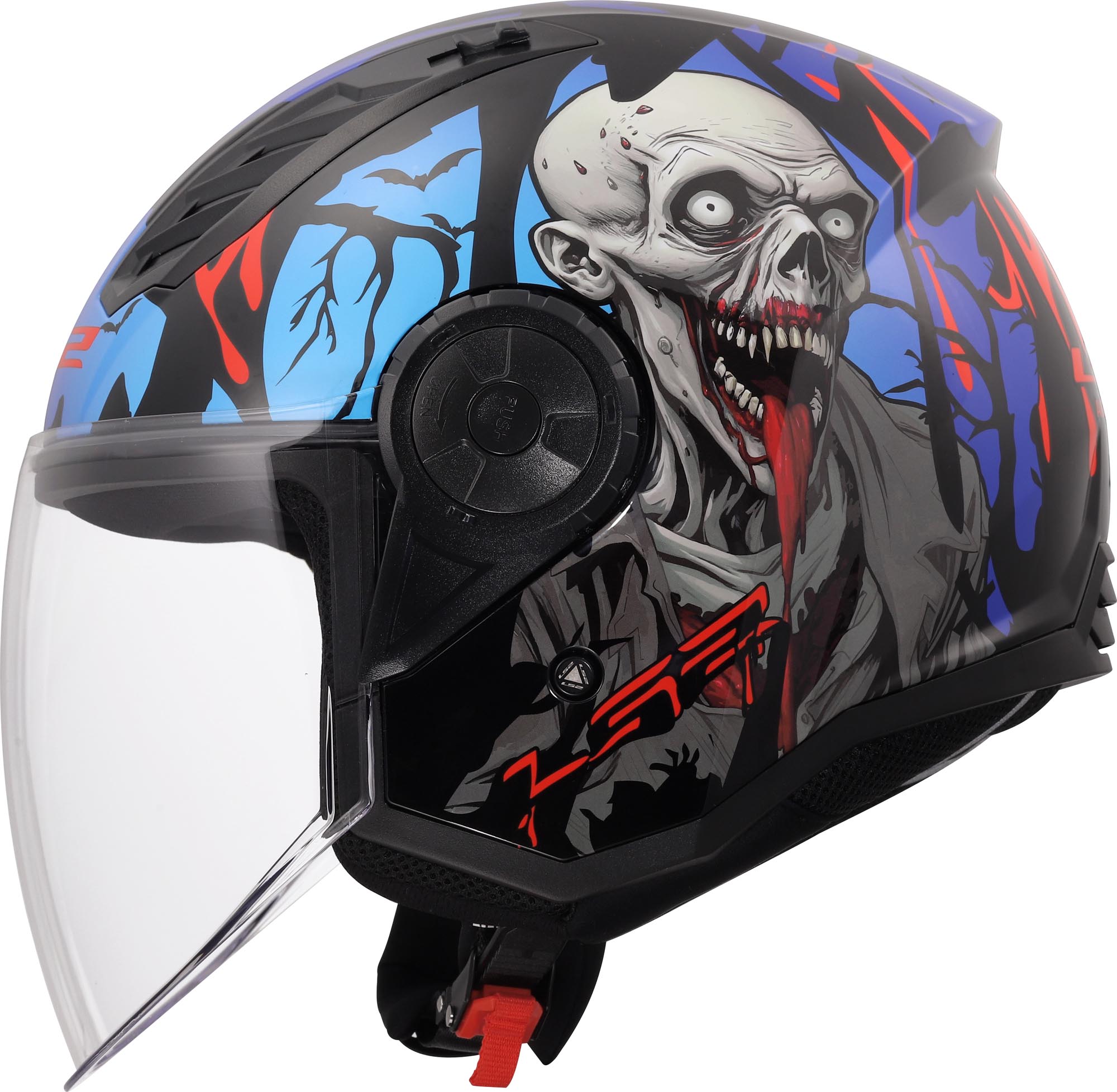 LS2 OF616 Airflow II Zombie II Jethelm XL (61/62) Abbildung 3