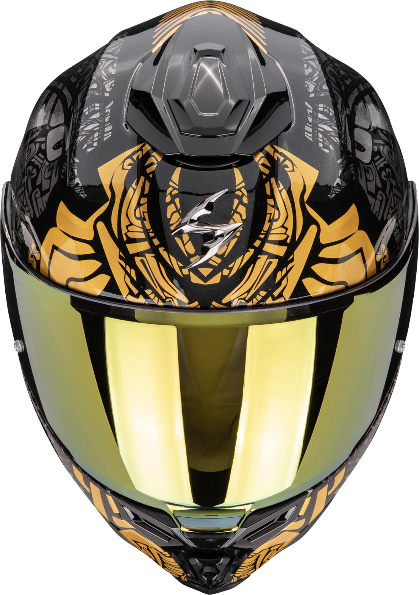 Scorpion Exo-1500 Air Apus Full-Face hjelm sort/grå/guld L (59/60) Figur 2