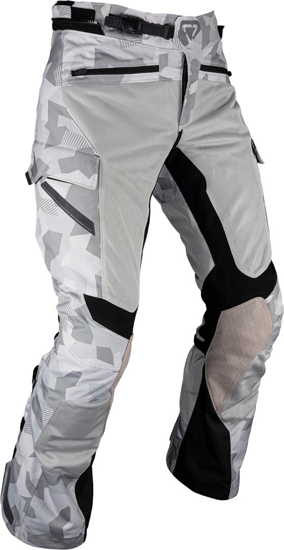 Leatt ADV FlowTour 7.5 wasserdichte Motorrad Textilhose hellgrau M Abbildung 1
