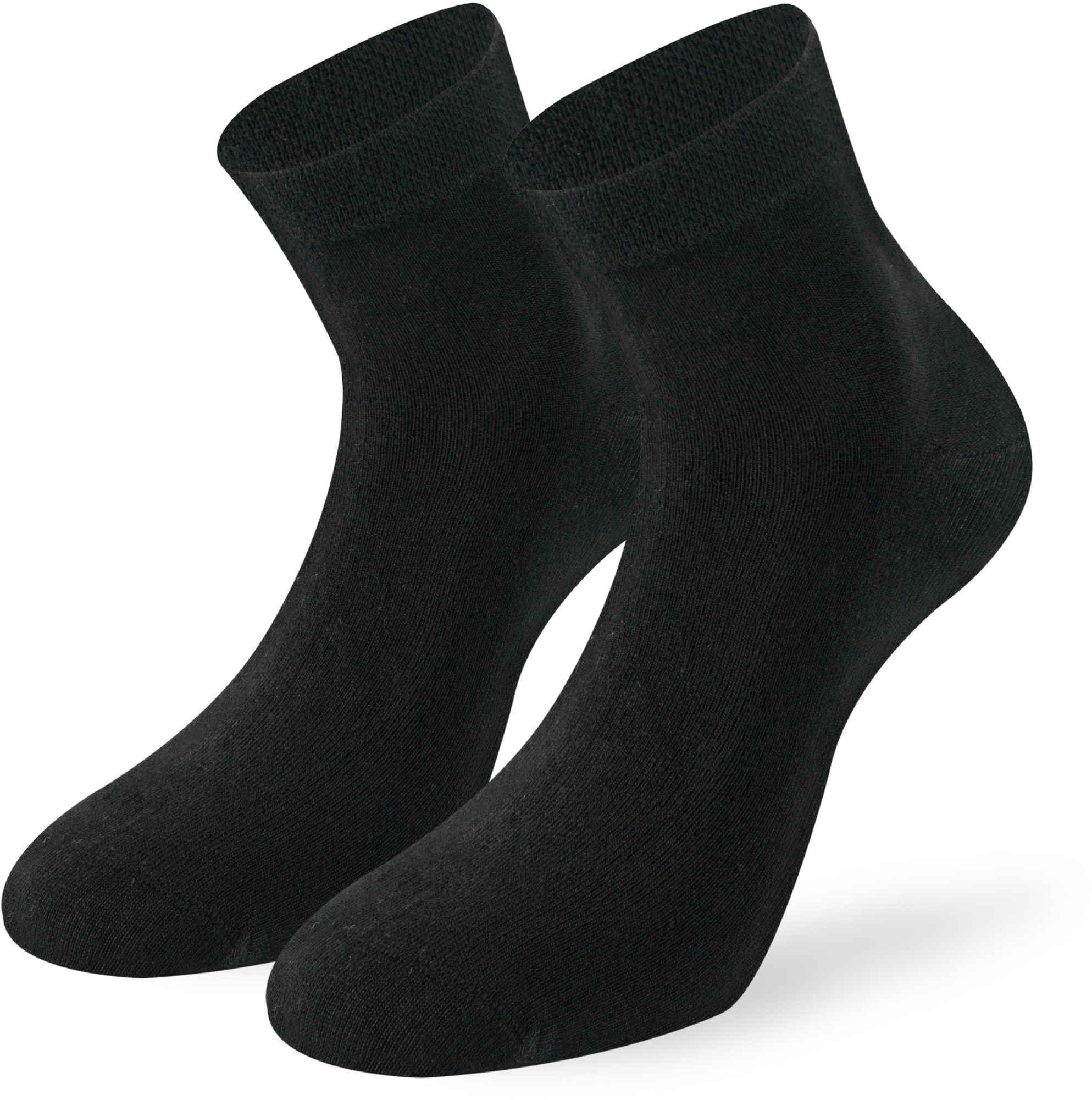 Lenz Soft Touch Quarters Socks - 2 Pack black 43-46 Figure 1