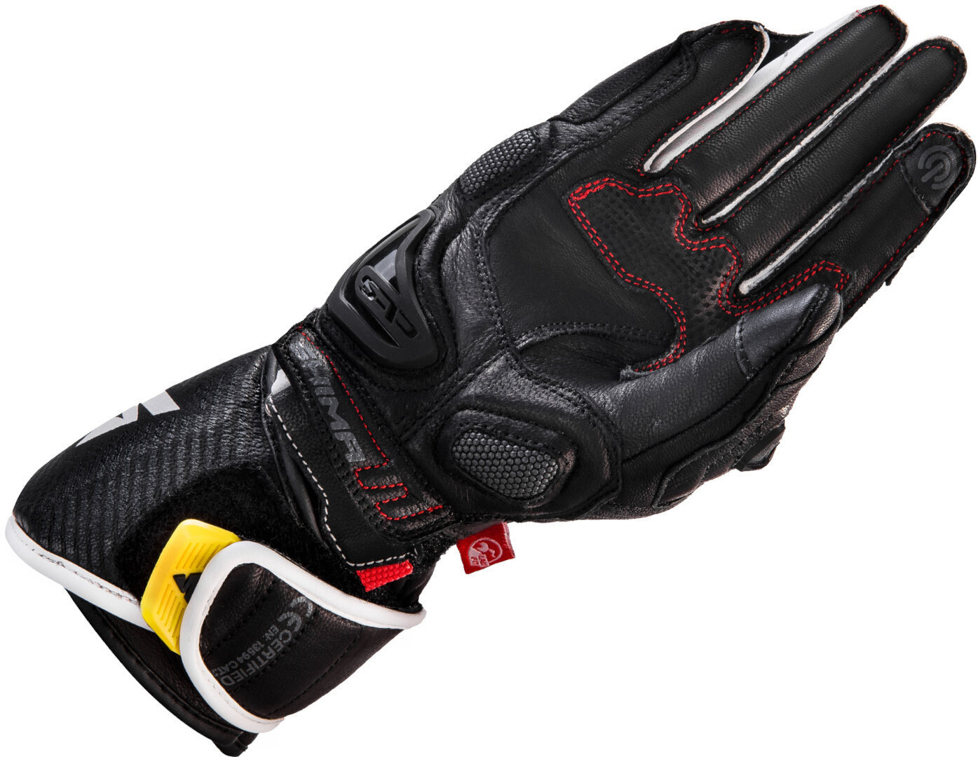 SHIMA RS-2 Mănuși pentru motociclete pentru doamne alb/negru M Figura 2