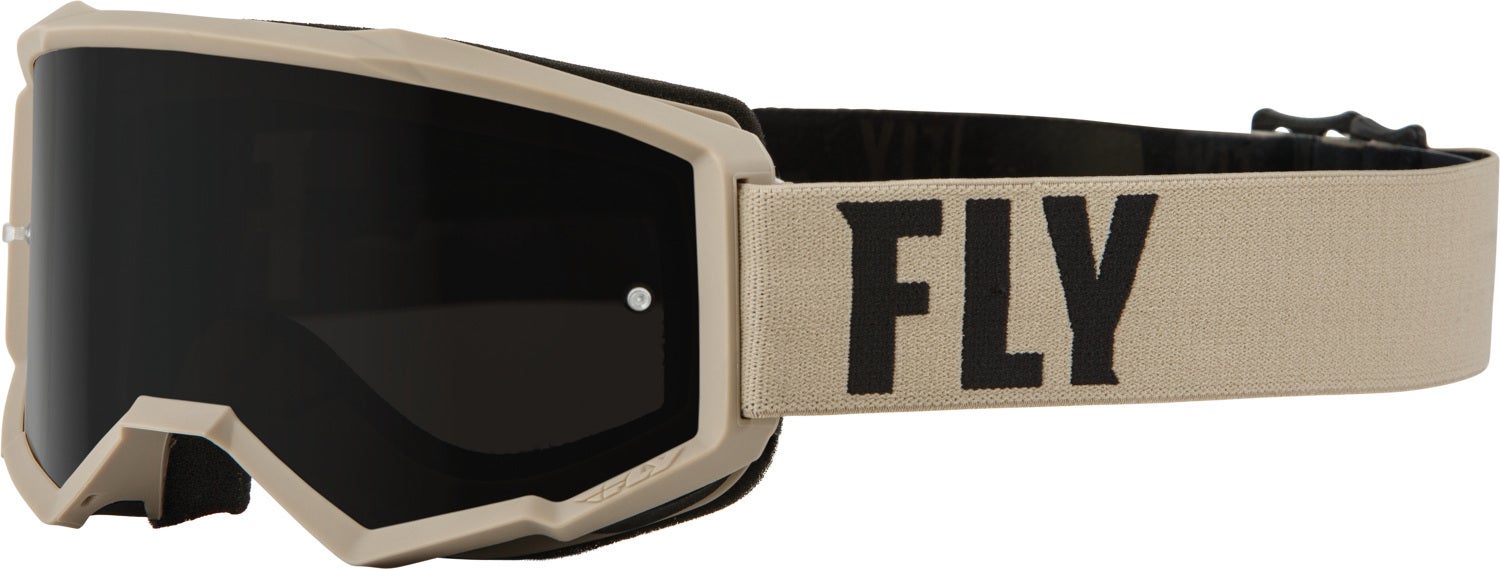 Fly Racing Focus Sand Óculos de Motocross Preto/Caqui Figura 1