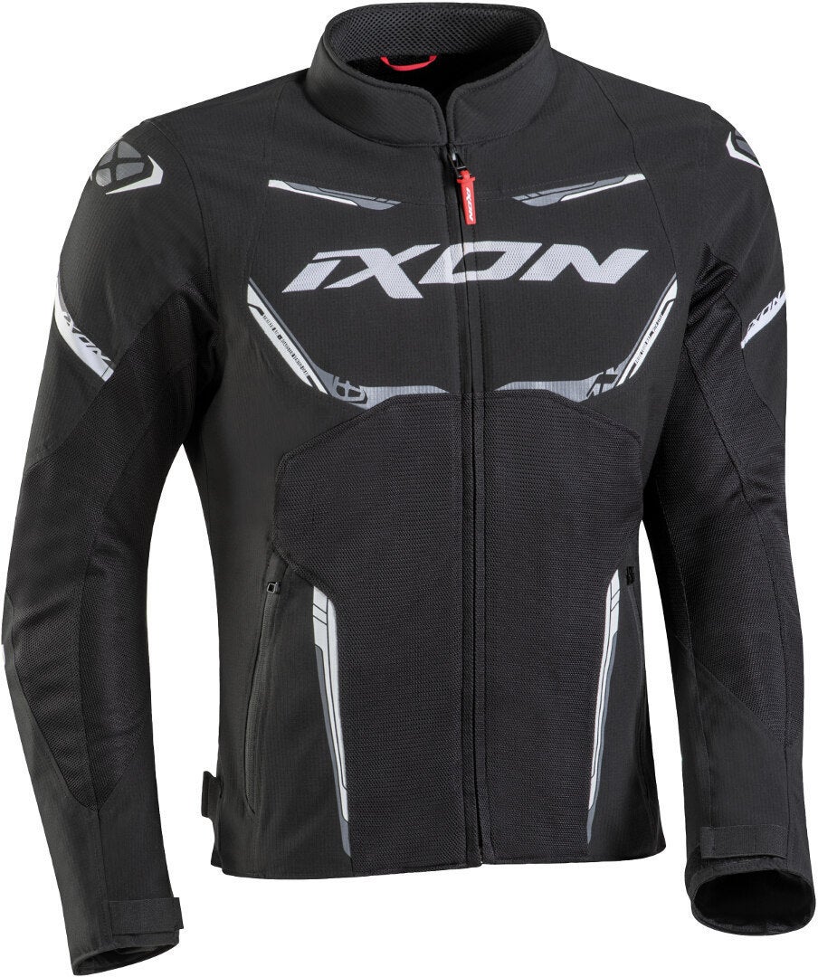 Ixon Striker Air Motorcycle Textile Jacket black/white XXL Figure 1