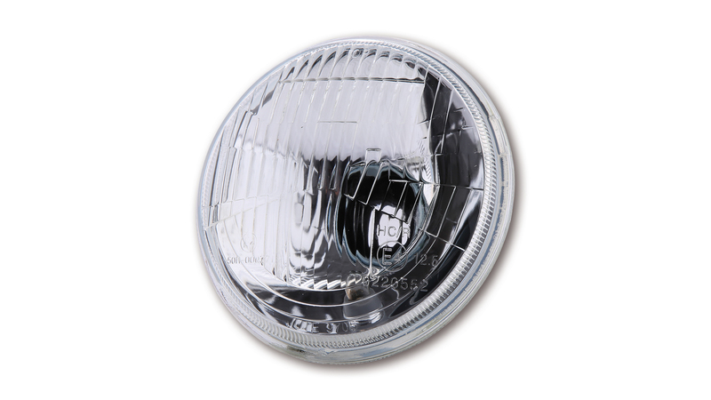 HIGHSIDER Smart 5 3/4 tums insats H4 präglat glas, med parkeringsljus, E-godkänd (1st) Figur 1