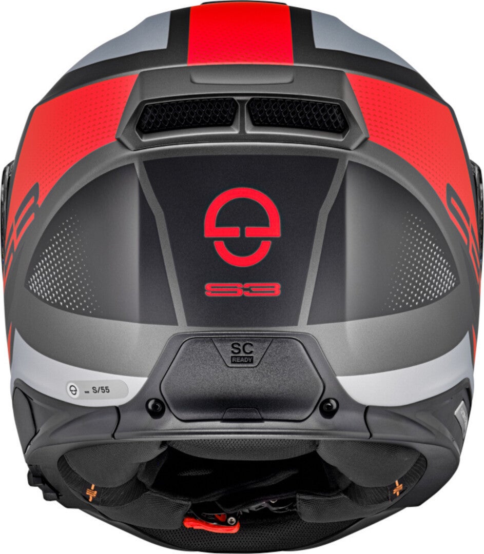 Schuberth S3 Daytona Helm antraciet/rood XXL (62/63) Figuur 4
