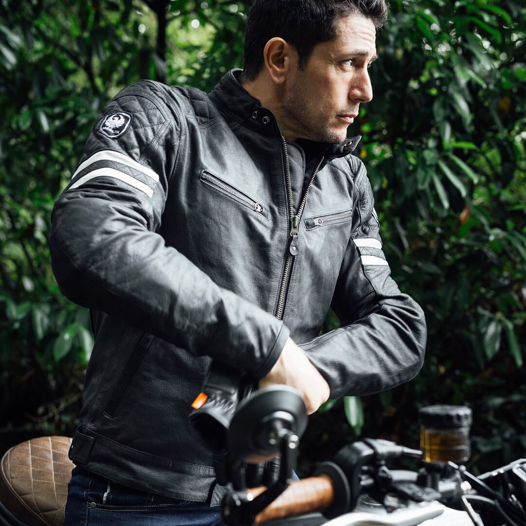 Merlin Hixon II D3O Motorcycle Leather Jacket black XXL Figure 7