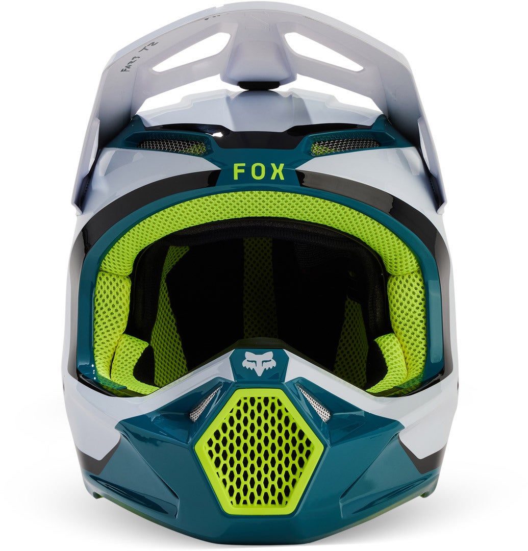 FOX V1 Nitro MIPS Motokrosová přilba bílá/benzín/černá L (59/60) Obrázek 8