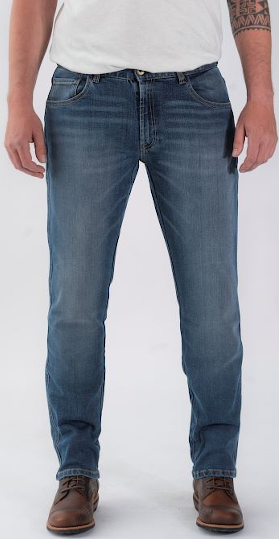 Rokker Rokkertech Tapered Slim Carrot Fit Motorcykel Jeans 29 L34 Figur 1