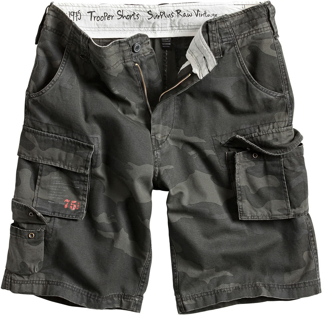 Surplus Trooper Scurtmetraje Camuflaj negru L Figura 1